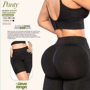 Colombian Stagmi SMI04052 Shapewear Shorts Fajas Gift Set With Shaper Thong NEW!